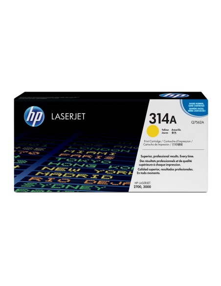 HP 314A Yellow Original LaserJet Toner Cartridge cartuccia toner 1 pz Originale Giallo