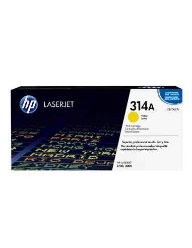 HP 314A Yellow Original LaserJet Toner Cartridge cartuccia toner 1 pz Originale Giallo