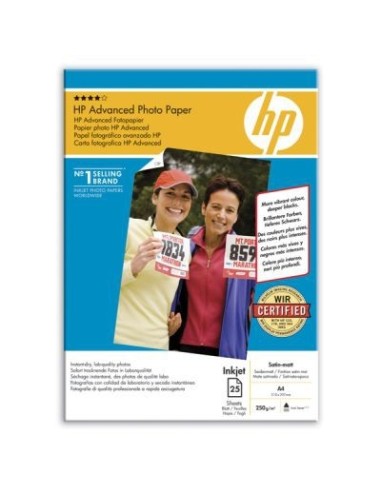 HP Advanced Satin-matt carta fotografica A4 Bianco Satinata opaca