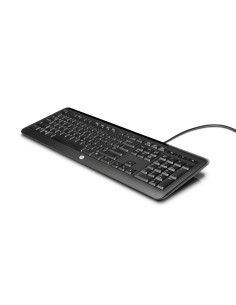 HP Slim Keyboard tastiera USB AZERTY Nero 2