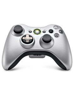 Microsoft Xbox 360 Wireless Controller Argento RF Gamepad Analogico Digitale