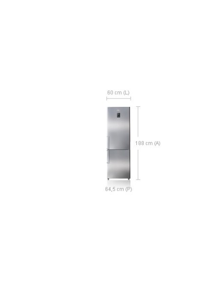 Samsung RL40HDIH frigorifero con congelatore Libera installazione Acciaio inossidabile