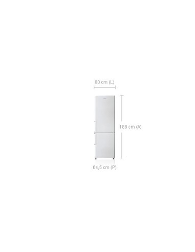 Samsung RL40LDSW frigorifero con congelatore Libera installazione 306 L Bianco