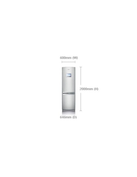 Samsung RL55VQBRS frigorifero con congelatore Libera installazione 324 L Argento