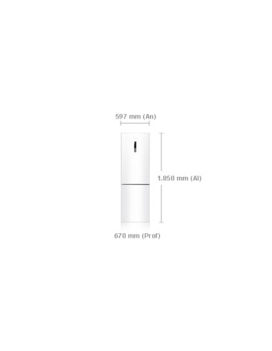 Samsung RL56GSBSW frigorifero con congelatore Libera installazione 357 L Bianco