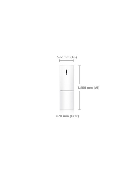 Samsung RL56GSBSW frigorifero con congelatore Libera installazione 357 L Bianco
