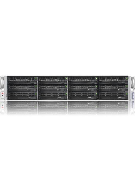 Netgear ReadyNAS 4200 Armadio (2U) Nero, Argento