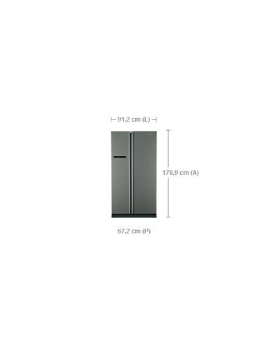 Samsung RSA1STMG frigorifero side-by-side Libera installazione 540 L Argento