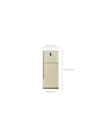 Samsung RT54QBVB frigorifero con congelatore Libera installazione Sabbia