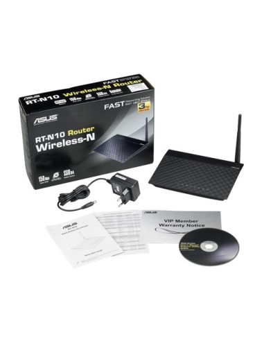 ASUS RT-N10VC router wireless Fast Ethernet Nero