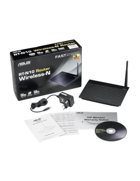 ASUS RT-N10VC router wireless Fast Ethernet Nero