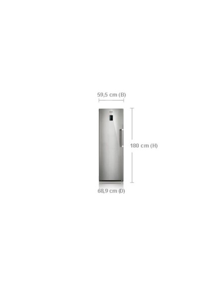 Samsung RZ80FHPN congelatore Libera installazione 277 L Platino, Acciaio inossidabile
