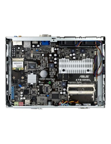 ASUS Booksize S1-AT5NM10E barebone per PC stazione di lavoro USFF Nero Intel NM10 BGA 559