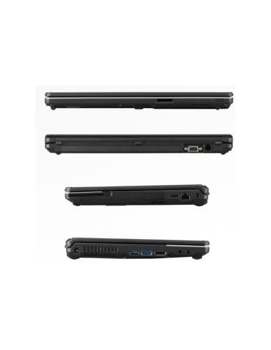 Fujitsu LIFEBOOK S792 33,8 cm (13.3") Intel® Core™ i7 DDR3-SDRAM 128 GB SSD Windows 7 Professional Nero, Grigio