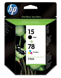 HP 15 78 cartuccia d'inchiostro 2 pz Originale Resa elevata (XL) Nero, Ciano, Magenta, Giallo