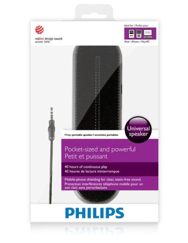 Philips Altoparlanti portatili MP3 SBA1600BLK 00