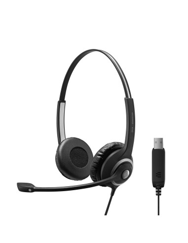 EPOS | SENNHEISER IMPACT SC 260 USB Auricolare Cablato A Padiglione Ufficio USB tipo A Nero