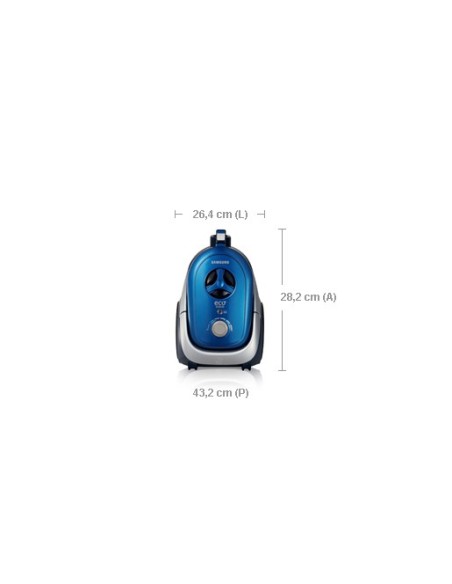 Samsung SC67J0 2 L A cilindro Secco 1200 W Senza sacchetto