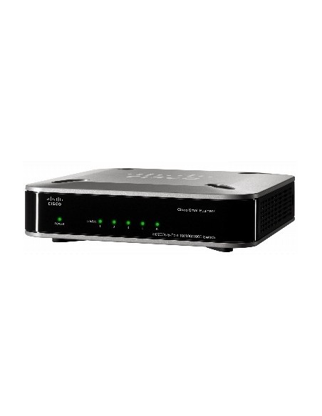 Cisco 5-Port 10 100 1000 Gigabit Switch Non gestito Nero