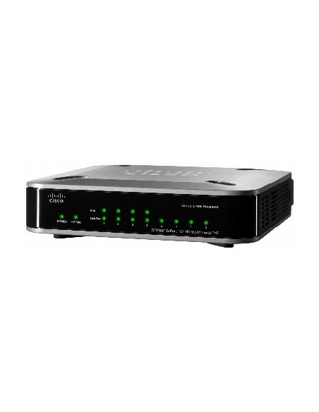 Cisco SD208P-G2 switch di rete Non gestito Supporto Power over Ethernet (PoE) Nero
