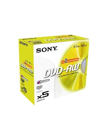 Sony 5DMW47A 4,7 GB DVD-RW 5 pz