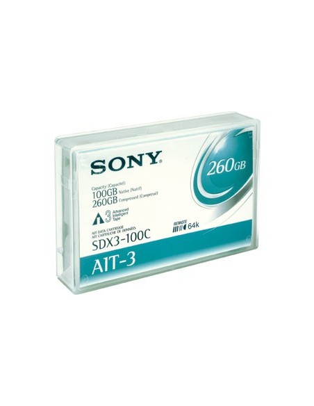 Sony DATA CARTRIDGE AIT-3 100GB 230M Blank data tape