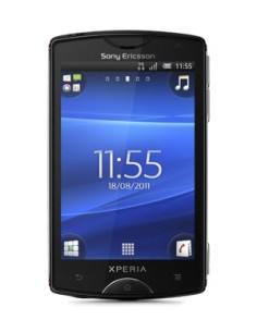 Sony Xperia mini 7,62 cm (3") SIM singola Android 2.3 3G 0,5 GB 1 GB 1200 mAh Nero