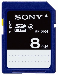 Sony SF-8B4 8 GB SDHC