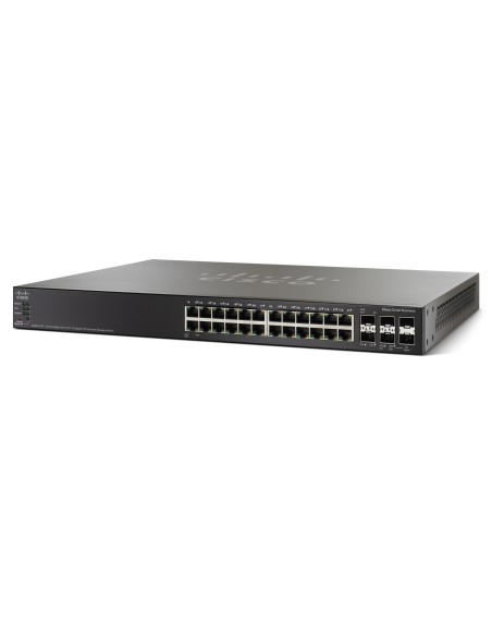 Cisco Small Business SG500X-24P Gestito L2 L3 Gigabit Ethernet (10 100 1000) Supporto Power over Ethernet (PoE) Nero