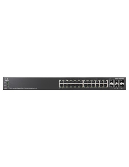 Cisco Small Business SG500X-24P Gestito L2 L3 Gigabit Ethernet (10 100 1000) Supporto Power over Ethernet (PoE) Nero
