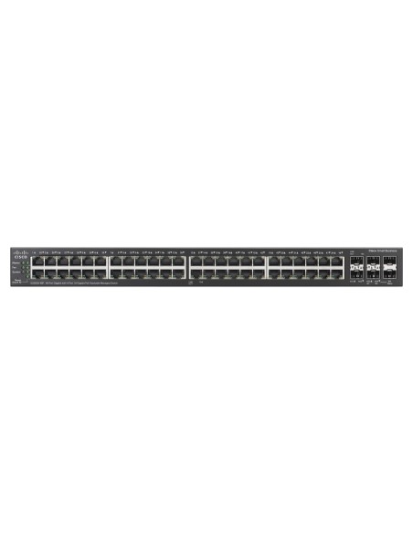 Cisco Small Business SG500X-48P Gestito L2 L3 Gigabit Ethernet (10 100 1000) Supporto Power over Ethernet (PoE) Nero