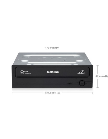 Samsung SH-222BB BEBE lettore di disco ottico Interno DVD±RW Nero