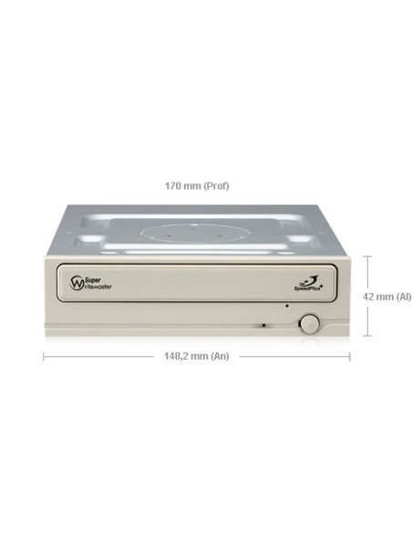 Samsung SH-222BB lettore di disco ottico Interno DVD±RW Avorio