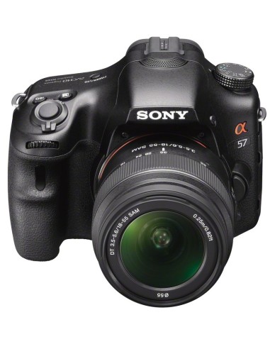 Sony α SLT-A57 + DT 18-55mm Kit fotocamere SLR 16,1 MP CMOS 4912 x 3264 Pixel Nero