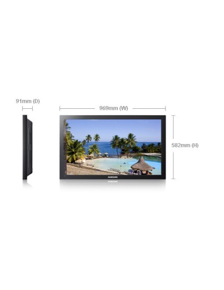 Samsung SyncMaster 400BX Pannello piatto per segnaletica digitale 101,6 cm (40") 450 cd m² Full HD Nero