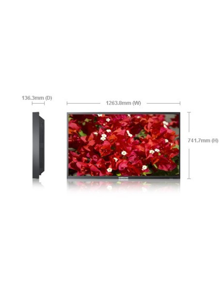 Samsung 550DX Pannello piatto per segnaletica digitale 139,7 cm (55") PVA 700 cd m² Full HD Nero