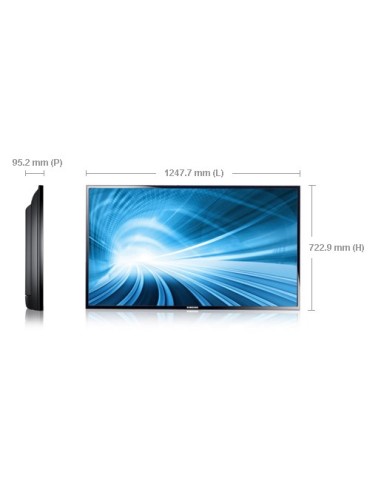 Samsung MD55B Pannello piatto per segnaletica digitale 139,7 cm (55") 350 cd m² Full HD Nero Linux