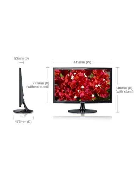 Samsung S19A300N 47 cm (18.5") 1366 x 768 Pixel Nero