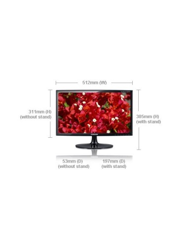 Samsung S22B150N 54,6 cm (21.5") 1920 x 1080 Pixel Full HD LED Nero