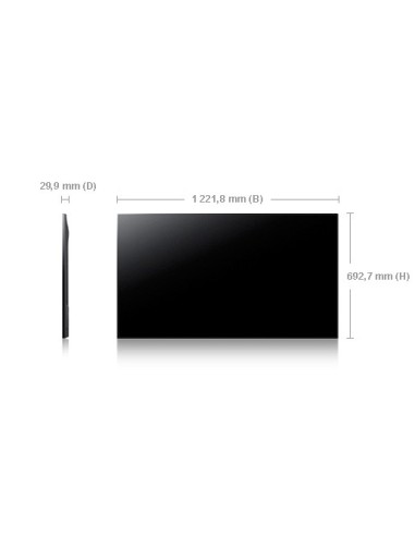 Samsung LH55UEPLGC visualizzatore di messaggi Pannello piatto per segnaletica digitale 139,7 cm (55") LED 380 cd m² Full HD Nero
