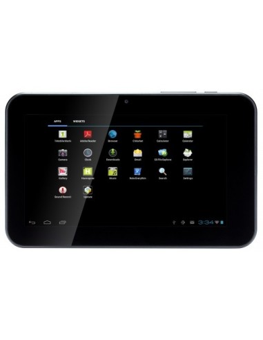 Hannspree SN70T3 tablet 4 GB 17,8 cm (7") 0,5 GB Wi-Fi 4 (802.11n) Android Nero
