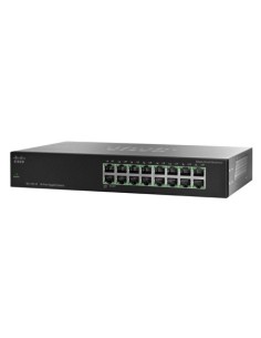 Cisco SG 100-16 Non gestito Nero