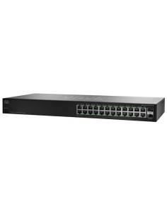 Cisco SG 100-24 Non gestito Nero