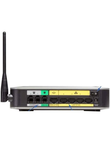 Cisco SRP527W router wireless Blu