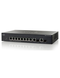 Cisco SG300-10 Gestito L3 Gigabit Ethernet (10 100 1000) Nero 2