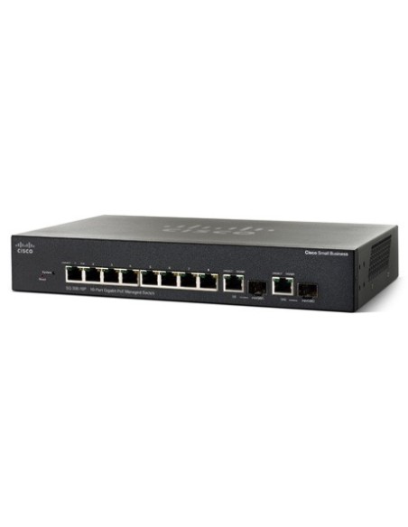 Cisco SG300-10P Gestito L3 Supporto Power over Ethernet (PoE) Nero