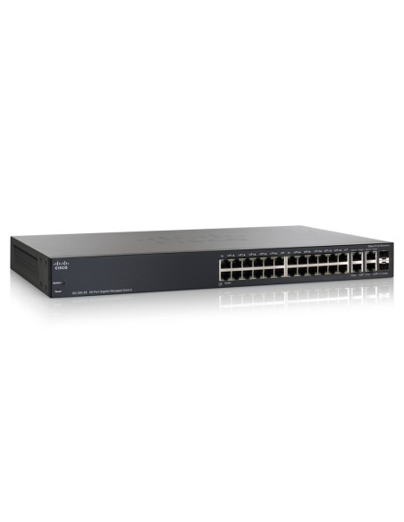 Cisco SG300-28 Gestito L3 Gigabit Ethernet (10 100 1000) Nero