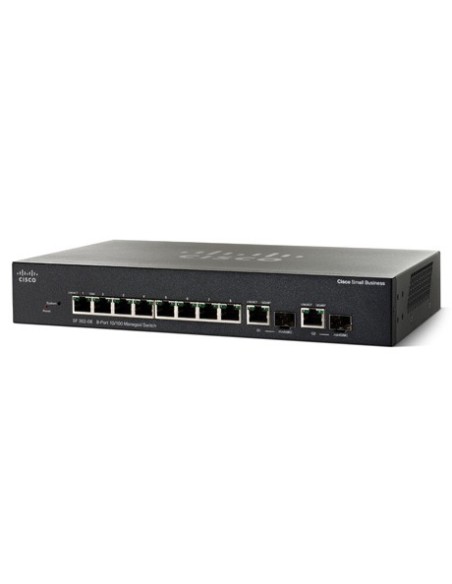 Cisco SF 302-08 Gestito L3 Fast Ethernet (10 100) 1U Nero