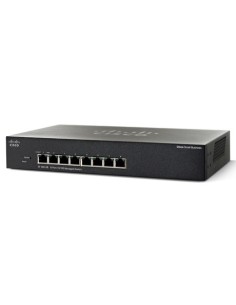 Cisco SF 300-08 Gestito L3 1U Nero
