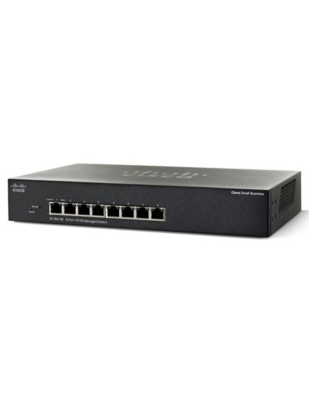 Cisco SF 300-08 Gestito L3 1U Nero